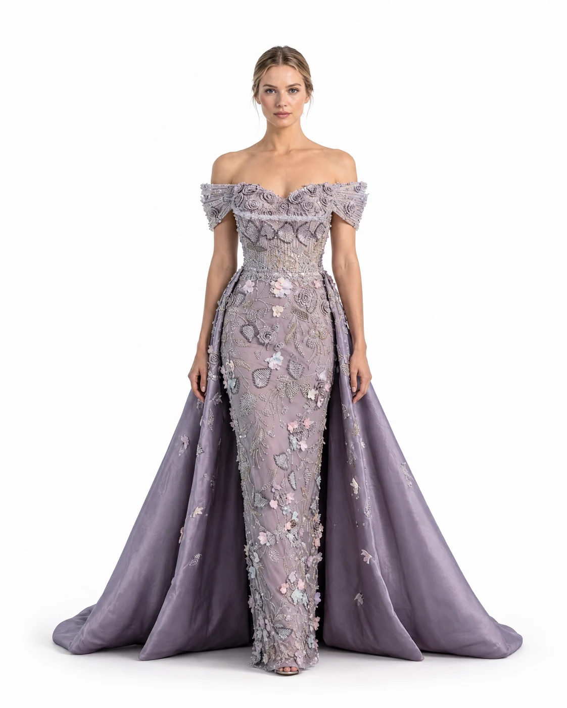 LILAC ROSE BAND GOWN — Leylak